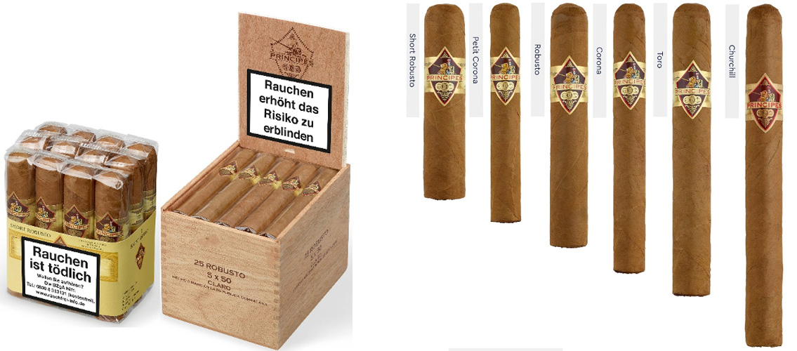 Principes Claro als Bundle und in Holzkiste sowie die verschiedenen Formate